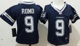 Nike Dallas Cowboys #9 Tony Romo Blue Toddlers Jersey