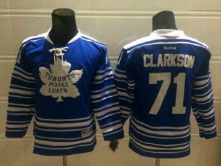 Toronto Maple Leafs #71 David Clarkson 2014 Winter Classic Blue Kids Jersey