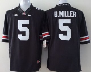 Ohio State Buckeyes #5 Braxton Miller 2014 Black Limited Kids Jersey