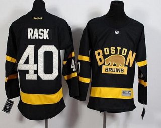 Youth Boston Bruins #46 David Krejci Reebok Black 2016 Winter Classic Premier Jersey