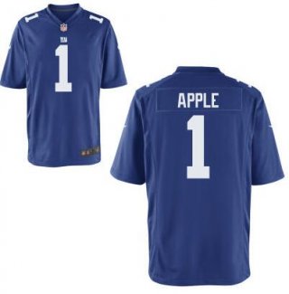 Youth New York Giants #1 Eli Apple Nike Royal 2016 Draft Pick Game Jersey