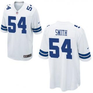 Youth Dallas Cowboys #54 Jaylon Smith Nike White 2016 Draft Pick Game Jersey