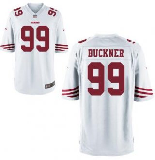 Youth San Francisco 49ers #99 DeForest Buckner Nike White 2016 Draft Pick Game Jersey