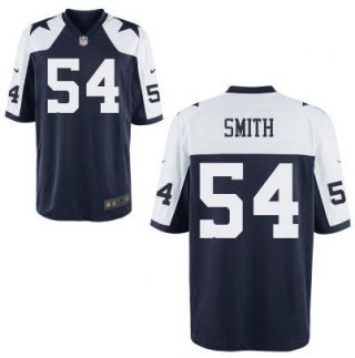 Youth Dallas Cowboys #54 Jaylon Smith Nike Navy Blue Thanksgivings 2016 Draft Pick Game Jersey