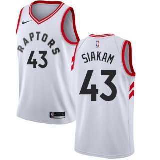 Youth Toronto Raptors #43 Pascal Siakam White Basketball Swingman Association Edition Jersey