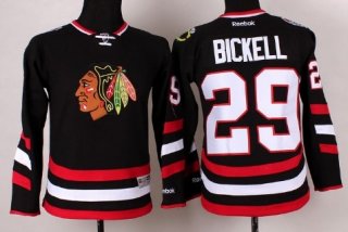 Chicago Blackhawks #29 Bryan Bickell 2014 Stadium Series Black Kids Jersey