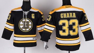 Boston Bruins #33 Zdeno Chara Black Kids Jersey