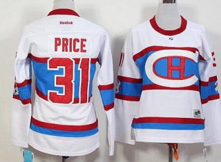 Women's Montreal Canadiens #31 Carey Price Reebok White 2016 Winter Classic Premier Jersey