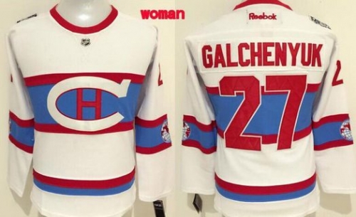 Women's Montreal Canadiens #11 Brendan Gallagher Reebok White 2016 Winter Classic Premier Jersey