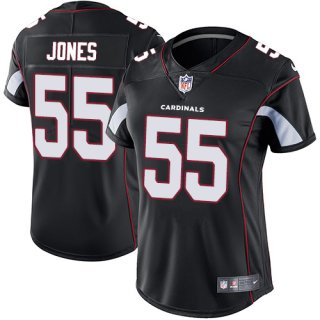 Women's Nike Cardinals #55 Chandler Jones Black Alternate Stitched NFL Vapor Untouchable Limited Jersey