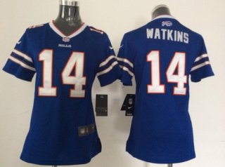 Nike Buffalo Bills #14 Sammy Watkins 2013 Light Blue Game Womens Jersey