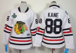 Women's Chicago Blackhawks #88 Patrick Kane 2015 Stanley Cup 2015 Winter Classic White Jersey