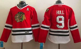 Women's Chicago Blackhawks #9 Bobby Hull Red Jersey