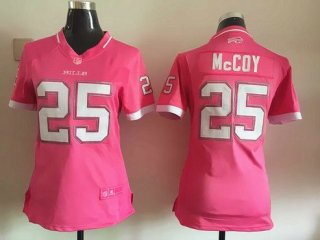 Women's Buffalo Bills #25 LeSean McCoy Pink Bubble Gum 2015 NFL Jersey