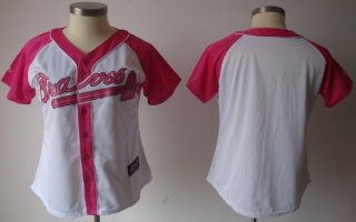 Atlanta Braves Blank 2012 Fashion Womens by Majestic Athletic Jersey