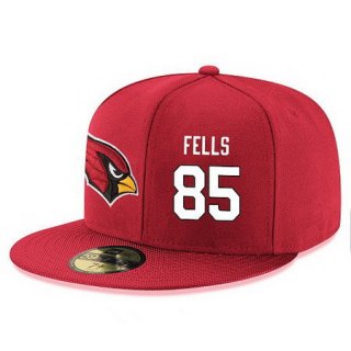 Arizona Cardinals #85 Darren Fells Snapback Cap NFL Player Red with White Number Stitched Hat_