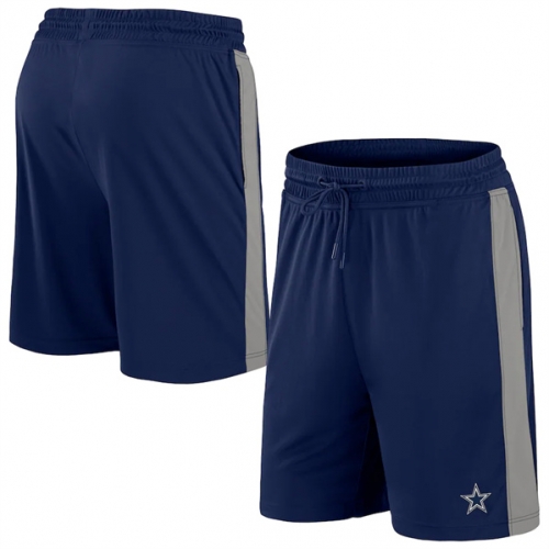 Men's Dallas Cowboys Navy Performance Shorts