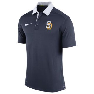 Men's San Diego Padres Nike Navy Authentic Collection Dri-FIT Elite Polo