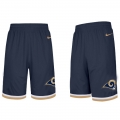 Men's Los Angeles Rams 2019 Navy Knit Performance Shorts
