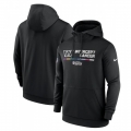 Men's Washington Commanders 2022 Black Crucial Catch Therma Performance Pullover Hoodie