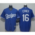 Dodgers #16 Andre Ethier Blue New Cool Base Stitched MLB Jersey