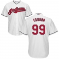 indians #99 Ricky Vaughn White Home Stitched Youth MLB Jersey