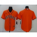 Men's Houston Astros Orange Cool Base Stitched MLB Jersey