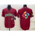 Men's Mexico Baseball 2023 Red World Baseball Big Logo Classic Stitched Jersey