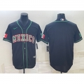 Men's Mexico Baseball Blank 2023 Black World Baseball Classic Stitched Jersey