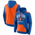 Men's New York Mets Royal/Orange Chip in Pullover Hoodie