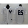 Men's New York Yankees #25 Gleyber Torres White Flex Base Stitched MLB Jersey
