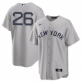 Men's New York Yankees #26 DJ LeMahieu 2021 Grey Field of Dreams Cool Base Stitched Baseball Jersey