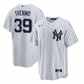 Men's New York Yankees #39 Jose Trevino White Cool Base Stitched Baseball Jersey