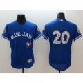 Men's Toronto Blue Jays #20 Josh Donaldson Royal 2018 Spring Training Flexbase Stitched MLB Jersey