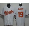 Orioles #19 Chris Davis White New Cool Base Stitched MLB Jersey
