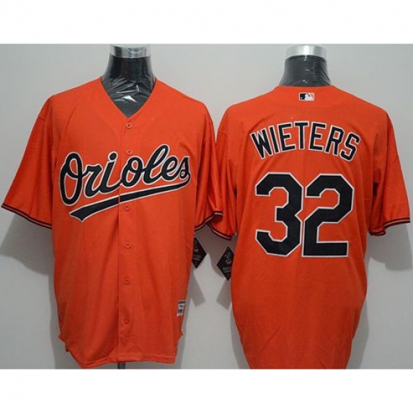 Orioles #32 Matt Wieters Orange New Cool Base Stitched MLB Jersey