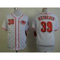 Reds #39 Devin Mesoraco White Cool Base Stitched MLB Jersey