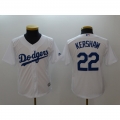 Youth Los Angeles Dodgers #22 Clayton Kershaw White Cool Base Stitched MLB Jersey