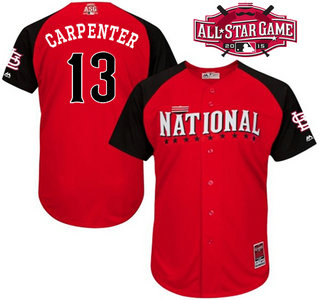 National League St. Louis Cardinals #13 Matt Carpenter 2015 MLB All-Star Red Jersey