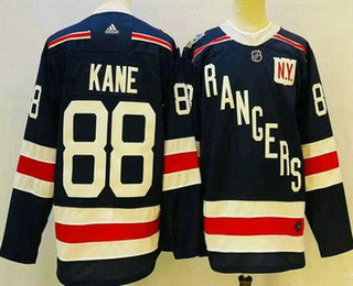 Men's New York Rangers #88 Patrick Kane Navy 2018 Winter Classic Authentic Jersey