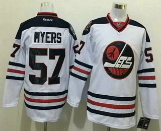 Men's Winnipeg Jets #57 Tyler Myers White 2017 Winter Classic Stitched NHL Reebok Hockey Jersey