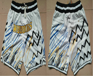 Men's Golden State Warriors White Lightning Just Don Swingman Shorts