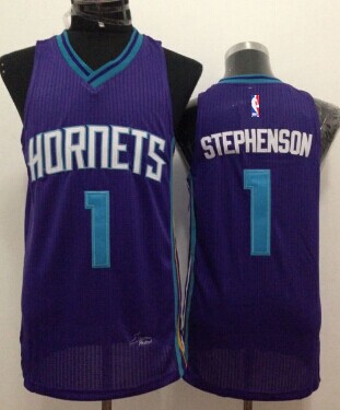 Charlotte Hornets #1 Lance Stephenson Purple Swingman Jersey