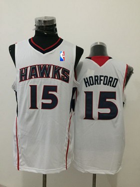 Men's Atlanta Hawks #15 Al Horford White Swingman Jersey