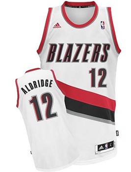 Portland Trail Blazers #12 LaMarcus Aldridge White Swingman Jersey