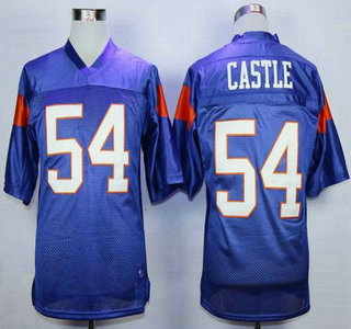 Blue Mountain State #54 Thad Castle Blue 2015 College Football Jersey