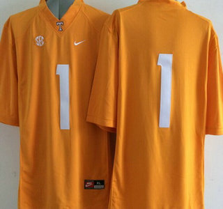 Tennessee Volunteers #1 Orange 2015 College Football adidas Jersey