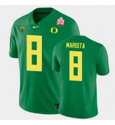 Men Oregon Ducks Marcus Mariota 2021 Fiesta Bowl Green Game Jersey 0A