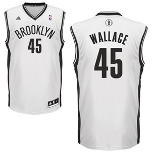 Brooklyn Nets #45 Gerald Wallace White Swingman Jersey