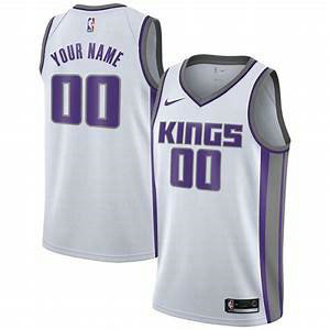 Men's Sacramento Kings Nike White Swingman Custom Icon Edition Jersey